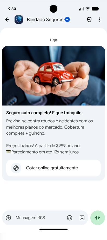 Exemplo RCS Leads